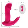 Wibrator do majtek na pilot z lizaniem Flicking wearable vibrator